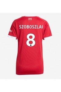 Liverpool Dominik Szoboszlai #8 Voetbaltruitje Thuis tenue Dames 2025-26 Korte Mouw